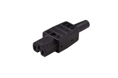 Martin Kaiser 10A MK IEC C15 apparaatcontactdoos zwart aardingscontact - 783/sw [25 stuks]