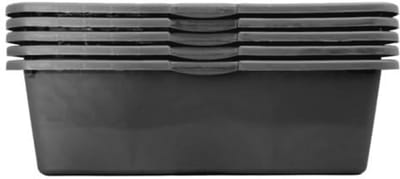 Betonkuip 40 Liter | Set van 5 Mortelbakken | Ideaal voor Gips & Mortel | 70 x 40 x 22 cm
