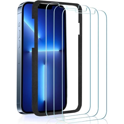 Schermbeschermer(3 stuks) Compatibel met iP13/13 Pro Serie Gehard Glas Film met 9H 3pcs for iP13 iP13pro 6.1inch