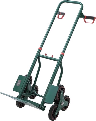 Opvouwbare steekwagen - Zware steekkar - Trappen beklimmen - Zes wielen ontwerp - 150 kg capaciteit