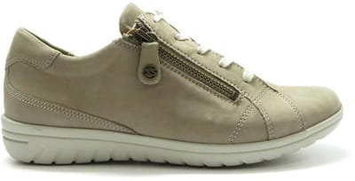 Hartjes Vrouwen Nubuck Lage sneakers / Damesschoenen 88362 - Taupe - Maat 39.5
