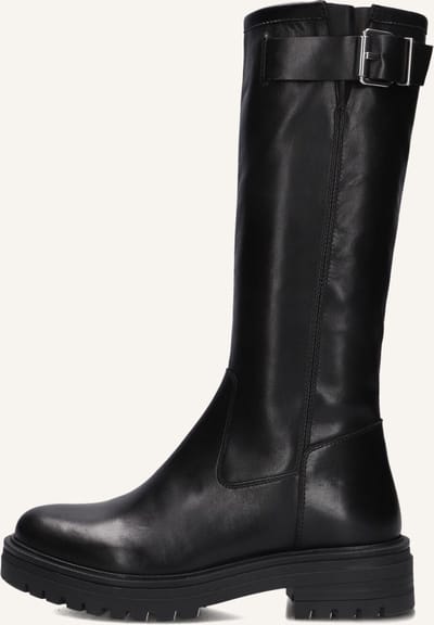 Wysh Molly Laarzen - Leer - Meisjes - Zwart - Maat 36