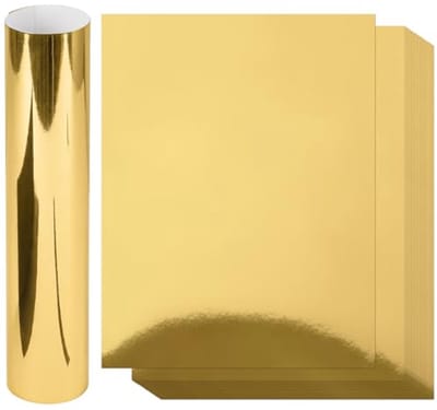50 vellen A4 gouden spiegelkaarten papier voor ambachtelijke knutselen en wenskaarten