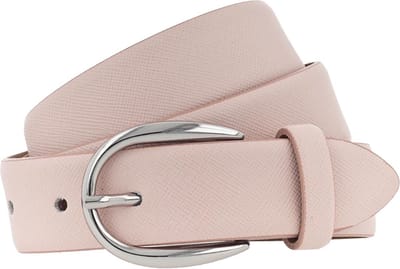 Vanzetti Leren Riem Classics 30mm Cambered Leather Belt W100 Pale Rose Roze