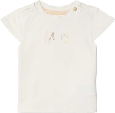 Noppies Girls Tee Cottonwood short sleeve Meisjes T-shirt - Whitecap Gray - Maat 56