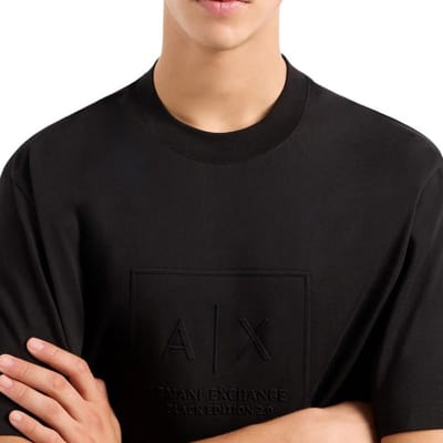 Armani Exchange Xm000089_af10361 T-shirt Met Korte Mouwen Zwart 2XL Man