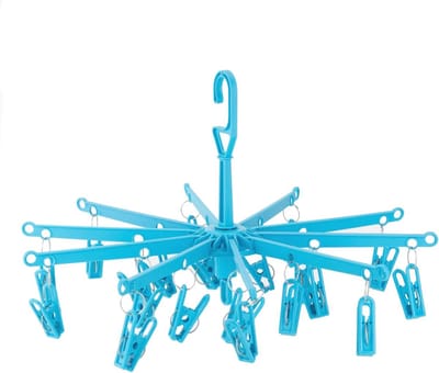 Mini Droogmolen met 20 Wasknijpers - Perfect voor Binnen en Buiten