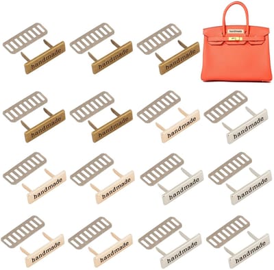 Dailygoods - 15 Stuks Handgemaakte Metalen Etiketten