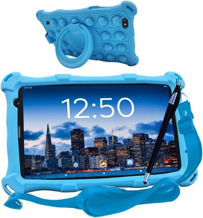 YOR® Kindertablet Deplay - Kinder Tablet Deplay - Kindertablet Deplay Pro - Blauw - 23cm x 13cm x 1cm; 500 g