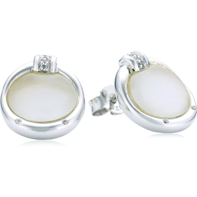 Orphelia Dames 925 Sterling Zilveren Stud Oorbellen - Zilver ZO-5901