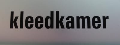 Aluminium deurbordje tekst: kleedkamer | 5 jaar garantie | Zelfklevend | 130x50x0,5 mm
