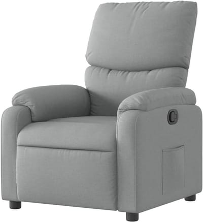 Relaxstoel met Voetensteun - Comfortstoel Zonder Wielen - Ontspannen Thuis - Verstelbaar tot 135 Graden - 75 x 99 cm