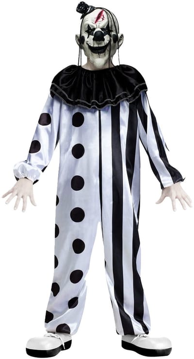 Killer Pantomime Kinderkostuum - Halloween