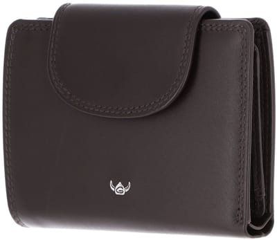 Golden Head Leren portemonnee Polo RFID Protect Kombischeintasche mit Riegel 1237 Dunkelbraun donkerbruin