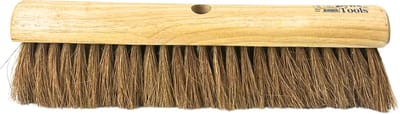 Synx Tools Bezem los 40 cm Zaalveger - Cocosharen - Zachte haren - Zonder Steel - Binnenbezem - koko bezem
