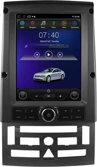 Autoradio met bluetooth - Carplay - Voor Peugeot 407 (2004-2011) - Geschikt voor Apple en Android - Stereo - Navigatie - Navigatiesysteem auto - 1GB 16GB