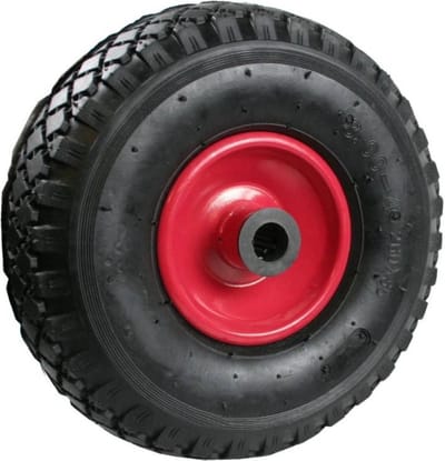 Benson Reservewiel staal - 260 x 85 mm - voor steekwagen en bolderkar - rood