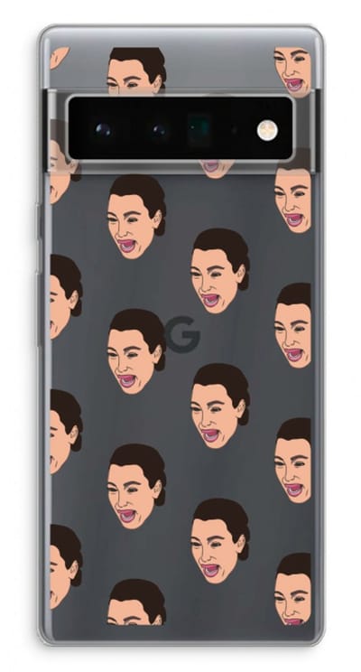 Case Company® - Hoesje geschikt voor Google Pixel 6 Pro hoesje - Ugly Cry Call - Soft Cover Telefoonhoesje - Bescherming aan alle Kanten en Schermrand
