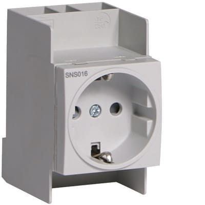 Hager VISION Modulaire Wandcontactdoos (Europese Stekkerdoos) - VKS09SW
