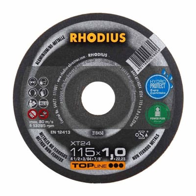Rhodius XT24 210450 Doorslijpschijf recht 115 mm 22.23 mm 1 stuk(s)