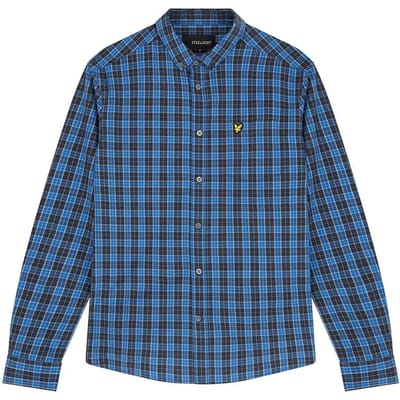 Popeline overhemd met lange mouwen Lyle & Scott Checked Poplin
