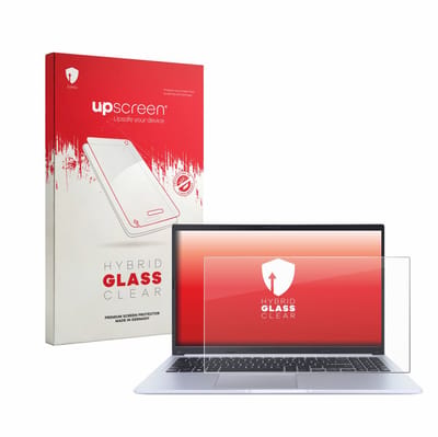 upscreen - Screenprotector voor ASUS Vivobook 15 X1502ZA - Folie Beschermfolie Beschermglas transparant