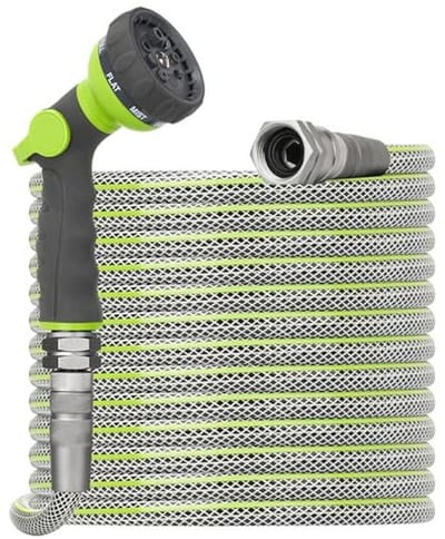 Flexibele tuinslang 50 FT - Heavy Duty water slang met draaibare fittingen en sproeimondstuk
