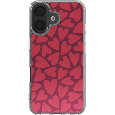 imoshion Hoesje - Geschikt voor Apple iPhone 16 - Design hoesje - Hearty Coral Dust