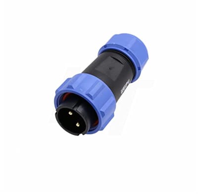 Circulaire 2-Pin Luchtvaart Connector 12V 30A voor Waterdichte Toepassingen