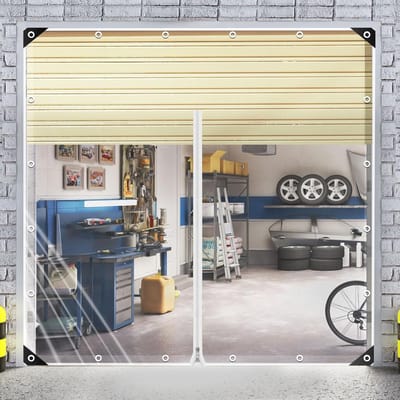 Transparante Zeil - PVC Afdekzeil - Buiten Bescherming - Inclusief Bevestigingsmateriaal - 3 x 4 Meter - Helder