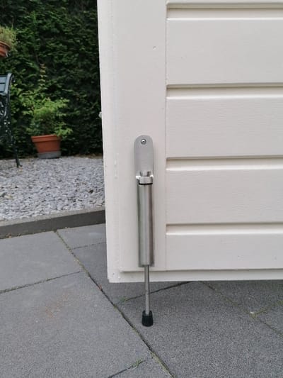Kierr® FIRM 200 RVS Deurvastzetter Extra Groot – 8 cm Uitslag – Deurstopper met Voetbediening – Deuropenhouder voor Binnen en Buiten