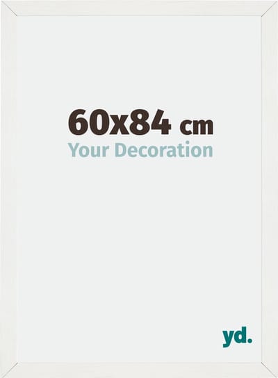 Your Decoration - Fotolijst 60x84 cm - MDF - Wit Geveegd - Mura