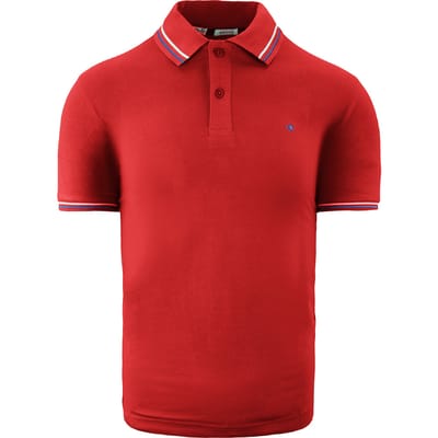 Champion Heritage Fit Heren Rood Poloshirt
