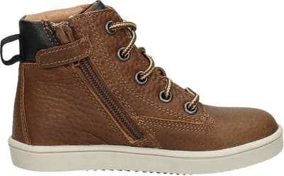 KEQ Veterschoenen Hoog Veterschoenen Hoog - Cognac - Maat 24