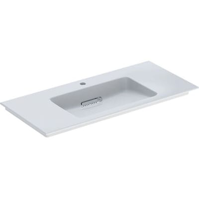 Geberit ONE furniture washbasin 105 cm, horizontal outlet, 1 tap hole, without overflow 505.015.00.1