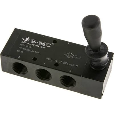 5/2 G1/2'' Handbediend Hefboom Ventiel 0-8bar/0-112psi E.MC