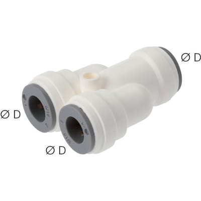 10mm Y-koppeling POM Insteekfitting FDA EPDM [2 Stuks]