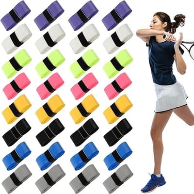 Ronte - 24x Tennis Racket Overgrip Tape Set (Multicolor) -  Maximale Grip & Controle