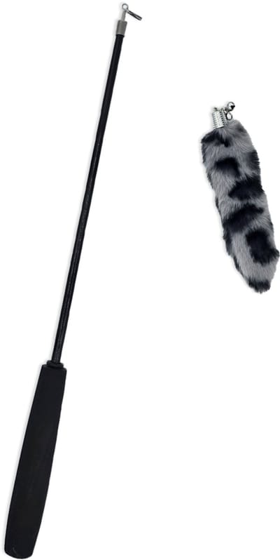 Katten speeltjes Katten Speelgoed Kattenspeeltjes Katten Hengel Staart Incl. Hengel - Grijs