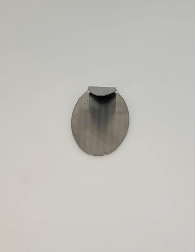Jumada's - Zelfklevende Ophanghaakjes voor Handdoeken - Set van 4 - Roestvrij Staal - Ovaal Design - Afmetingen 5 x 3 cm
