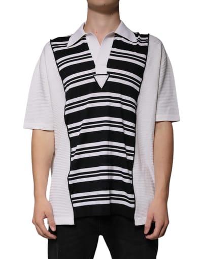 Gestreepte Poloshirt Korte Mouwen