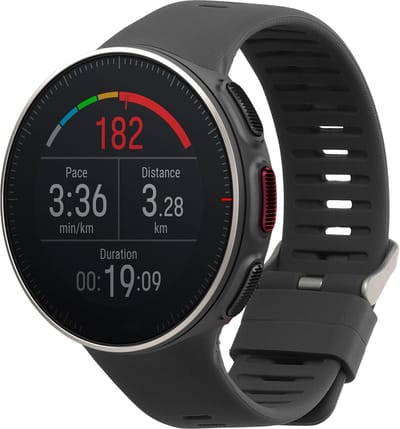 kwmobile horlogebandje geschikt voor Polar Vantage V polsband - Smartwatch bandje van TPU - Activity tracker horloge band in grijs