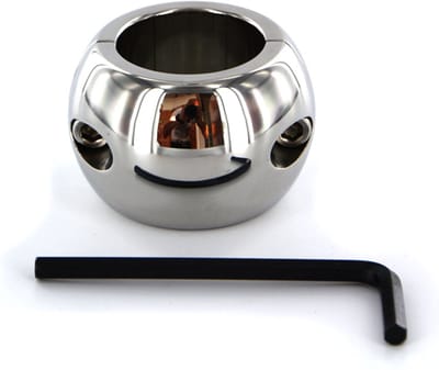 Ovalen Ball Stretcher RVS 60 mm breed - 790 gram