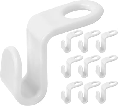 Haken - Hanger Connector Haken - 20 Hanger Haken - Super Garderobekast Ruimtebespaarder - Wit