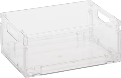 Kratje small Five® - Transparant - Stapelbaar | Opvouwbaar