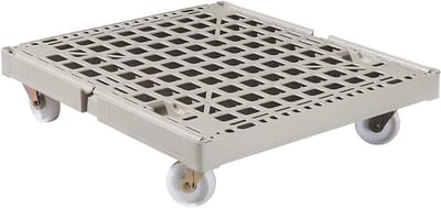 Transportroller XL - Meubelroller Krattenroller - Zwaar Transport - Stapelbaar Ontwerp - 500 kg Draagvermogen - Kiezelgrijs