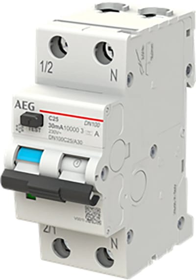 AEG aardlekautomaat C25 1P+N 30mA Type A (2CSR975131R1254)