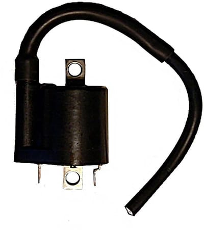 Sgr Yamaha Xmax 125/250/400 12v 3ohm 2 Fastons Wire Ontstekingspoel 20cm Zwart