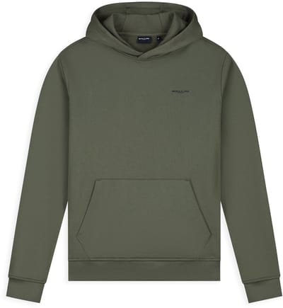 Ballin Amsterdam - Heren Regular fit Sweaters Hoodie LS - Dark Army - Maat XS