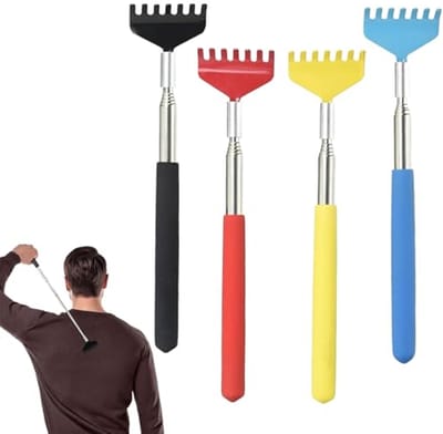Telescopische Rugkrabber Set van 4 - Uittrekbaar van 20 cm tot 68 cm voor Effectieve Jeukverlichting